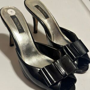 Vintage Y2K patent leather mules 8.5